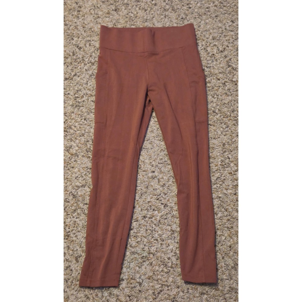 Lou & Grey Skinny Leggings Women's Size Small Burnt Orange Spandex Blend